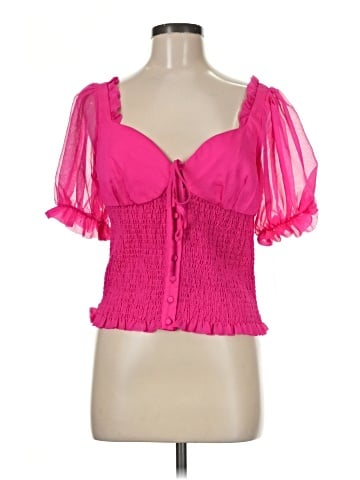 Bebe Short Sleeve Blouse (view 1)