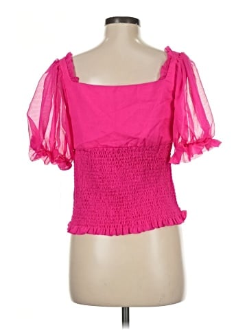Bebe Short Sleeve Blouse (view 2)