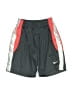 Nike 100% Polyester Color Block Silver Athletic Shorts Size 4T - photo 1