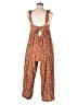 Ellos 100% Rayon Animal Print Brown Jumpsuit Size M - photo 2