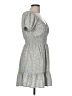 No Comment 100% Polyester Paisley Blue Casual Dress Size M - photo 4