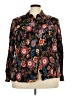Westbound Floral Black Long Sleeve Blouse Size 3X - photo 1