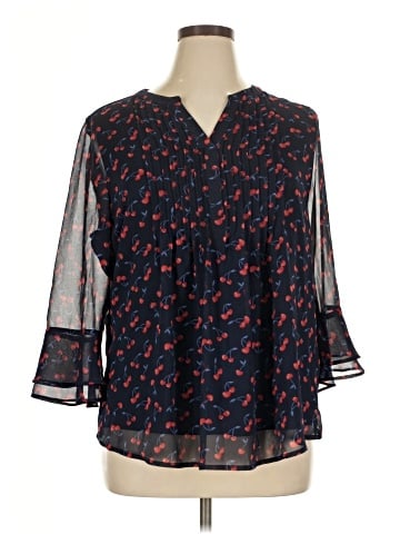 Charter Club 3/4 Sleeve Blouse (view 1)
