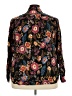 Westbound Floral Black Long Sleeve Blouse Size 3X - photo 2