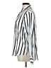 Emily Daniels 100% Rayon Stripes Ivory Long Sleeve Blouse Size XL - photo 5