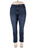 Merona Solid Blue Jeans Size 18 - photo 1