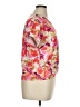 Thomas & Olivia Floral Pink Short Sleeve Blouse Size XL - photo 4