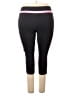 Capri Color Block Black Active Pants Size 2X - photo 2