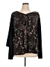 BonWorth Black Long Sleeve Blouse Size XL - photo 1