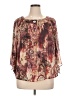 Rebecca Malone 100% Polyester Brown 3/4 Sleeve Blouse Size 1X - photo 1