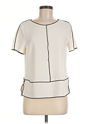 Zara Basic Short Sleeve Blouse (view 1)