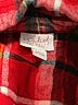 Isabel Maternity 100% Cotton Plaid Red Long Sleeve Button-Down Shirt Size XS - photo 6