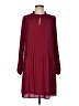 CeCe 100% Polyester Solid Burgundy Casual Dress Size M - photo 1
