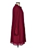 CeCe 100% Polyester Solid Burgundy Casual Dress Size M - photo 4