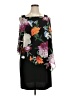 JBS 100% Polyester Floral Black Cocktail Dress Size 14 - photo 1