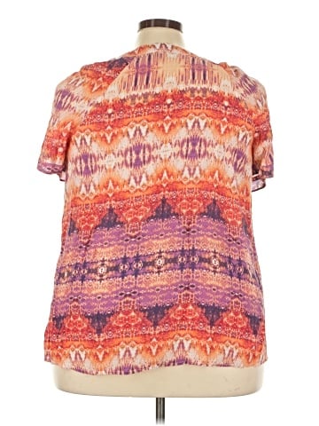 Art and Soul Short Sleeve Blouse (view 2)