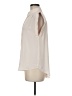 IMAN Ivory Sleeveless Button-Down Shirt Size M - photo 5