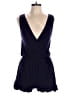 One Clothing Solid Blue Romper Size M - photo 1