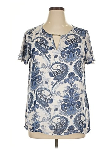 Faith and Joy Short Sleeve Blouse (view 1)