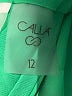 Calia Solid Green One Piece Swimsuit Size 12 - photo 3