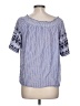 Joules Blue Short Sleeve Blouse Size 10 - photo 2