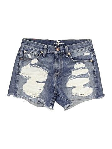 7 For All Mankind Denim Shorts (view 1)