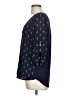 Tempted Blue 3/4 Sleeve Blouse Size L - photo 5