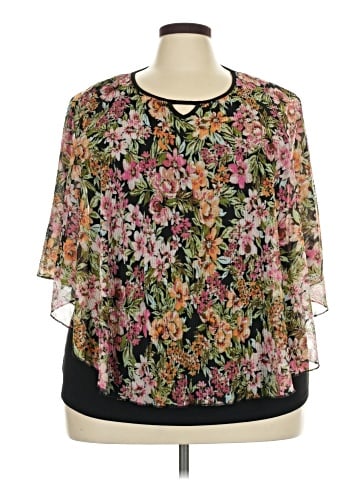 Cure 3/4 Sleeve Blouse (view 1)