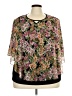 Cure Black 3/4 Sleeve Blouse Size 2X-3XL - photo 1