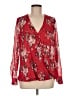 Kut from the Kloth 100% Polyester Red Long Sleeve Blouse Size M - photo 1