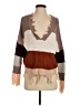Miracle Color Block Brown Pullover Sweater Size S - photo 1