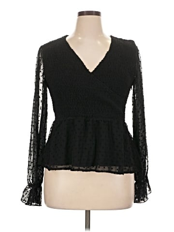 Missguided Long Sleeve Blouse (view 1)