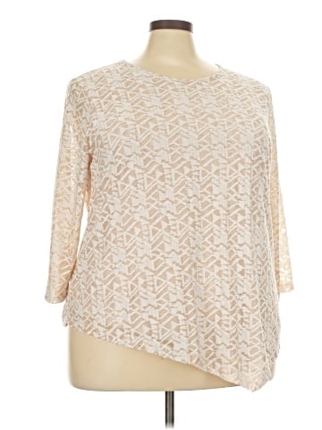 Alfred Dunner 3/4 Sleeve Top (view 1)