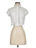 Love Notes 100% Rayon White Short Sleeve Blouse Size S - photo 1