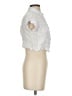 Love Notes 100% Rayon White Short Sleeve Blouse Size S - photo 4