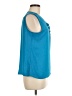 Violet & Claire 100% Polyester Blue Sleeveless Blouse Size M - photo 4