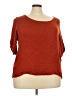 Kasper Orange 3/4 Sleeve Top Size 3X - photo 1