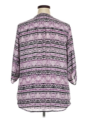 Faded Glory 3/4 Sleeve Blouse (view 2)