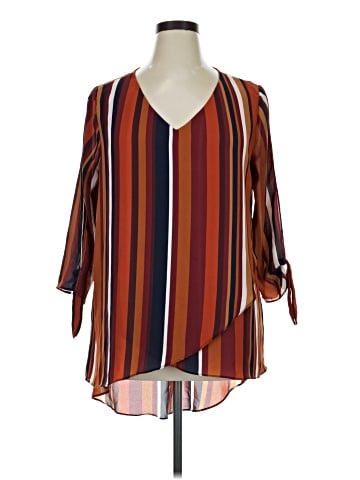 Cato 3/4 Sleeve Blouse (view 1)