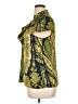 Rafaella 100% Polyester Paisley Green Short Sleeve Blouse Size XL - photo 5