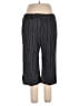 Larry Levine Stripes Black Casual Pants Size 14 - photo 1