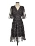 Max Studio Paisley Black Casual Dress Size S - photo 1