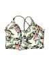 Splendid Tropical Ivory Swimsuit Top Size 4 - photo 1