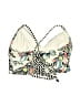 Splendid Tropical Ivory Swimsuit Top Size 4 - photo 2