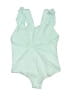 Eberjey Solid Green One Piece Swimsuit Size 8 - photo 2