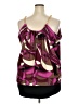 Goddess Purple Sleeveless Blouse Size 2X - photo 2