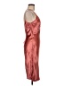 Express 100% Polyester Metallic Burgundy Cocktail Dress Size 6 - photo 4