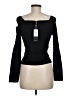 Minnie Rose Black Long Sleeve Top Size M - photo 2