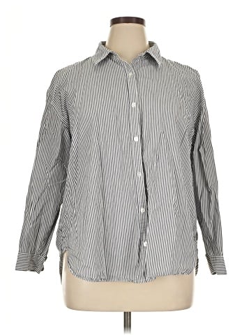 Gloria Vanderbilt Long Sleeve Button-Down Shirt (view 1)
