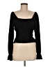 Pieces Black Long Sleeve T-Shirt Size M - photo 1